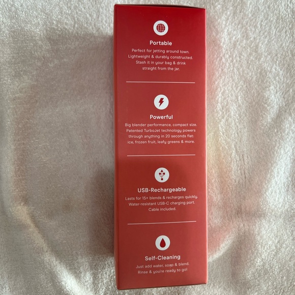 Blendjet 2 portable blender 16 oz- Red - Picture 4 of 5